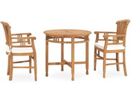 SHUMEE Set zahradního nábytku 3dílný s poduškami teak 3060044 - Zahradní nábytek