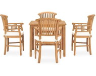 SHUMEE Set zahradního nábytku 5dílný s poduškami teak 3060011 - Zahradní nábytek