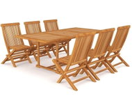 SHUMEE Set zahradního nábytku 7dílný teak 3059605 - Zahradní nábytek