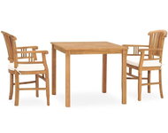 SHUMEE Set zahradního nábytku 3dílný s poduškami teak 3060010 - Zahradní nábytek