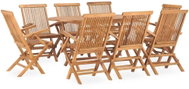 SHUMEE Set zahradního nábytku 9dílný teak 3059971 - Zahradní nábytek