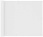 Balkónová zástena biela 75 × 500 cm oxfordská látka 134890 - Zástena