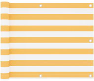 Balcony screen white-yellow 75×300 cm oxford fabric 134900 - Screen