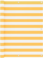 Balcony screen white-yellow 120×300 cm oxford fabric 134908 - Screen