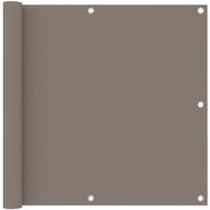 Balcony screen taupe 90×300 cm oxford fabric 134988 - Screen