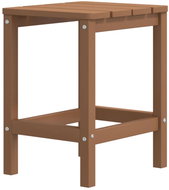 SHUMEE Zahradní stolek Adirondack hnědý 38 × 38 × 46 cm, HDPE - Zahradní stůl