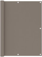 Balcony screen taupe 120×500 cm oxford fabric 134994 - Screen