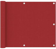 Balcony screen red 75×400 cm oxford fabric 135033 - Screen