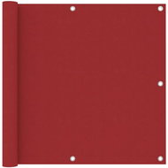 Balcony screen red 90×600 cm oxford fabric 135039 - Screen