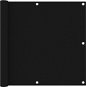 Balkónová zástena čierna 90 × 500 cm oxfordská látka 135062 - Zástena