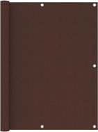 Balcony screen brown 120×600 cm oxford fabric 135079 - Screen