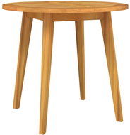 SHUMEE Zahradní stolek, průměr 85 × 75 cm, masivní akáciové dřevo - Zahradní stůl