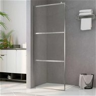 Screen for walk-in shower clear ESG glass 115×195 cm 146638 - Shower Screen