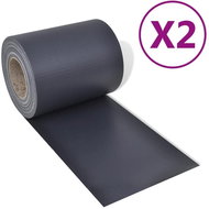 Garden screens 2 pcs PVC 70×0,19 dark grey 3057523 - Screen