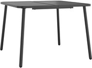 SHUMEE Zahradní stolek antracitový 100 × 100 × 71 cm, ocel - Zahradní stůl