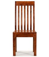 Jídelní židle 2 ks masiv sheeshamový povrch moderní styl - Jídelní židle