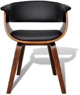 Jedálenské stoličky 4 ks ohýbané drevo a umelá koža - Jedálenská stolička