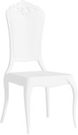 Jídelní židle 4 ks bílý polykarbonát - Jídelní židle