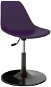 Otočné jídelní židle 2 ks lila PP - Jídelní židle