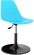 Otočné jídelní židle 2 ks modré PP - Jídelní židle