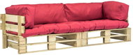 2-piece Garden Sofa made of Red Pine Pillows 275298 - Garden Sofa