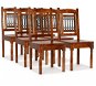 Jedálenské stoličky 6 ks masív sheeshamový povrch klasický štýl - Jedálenská stolička