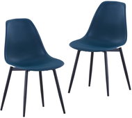 Dining chairs 2 pcs turquoise PP - Dining Chair