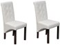 Dining chair 2 pcs white faux leather - Dining Chair