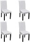 Jídelní židle Jídelní židle 4 ks bílé umělá kůže - Jídelní židle