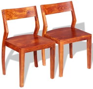 Dining chairs 2 pcs solid acacia wood sheesham - Dining Chair