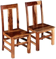 Dining chairs 2 pcs solid sheesham wood - Dining Chair
