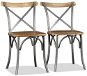 Jedálenské stoličky 2 ks masívne mangovníkové drevo - Jedálenská stolička