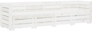 4místná zahradní pohovka z palet dřevo bílá 3051694 - Zahradní pohovka