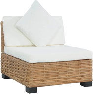 Sofa without Armrests with Cushions Natural Rattan 286280 - Garden Sofa