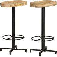 Bar stools 2 pcs 76 cm solid mango wood - Bar Stool