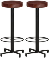 Bar stools 2 pcs 76 cm genuine leather - Bar Stool