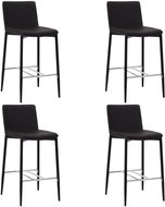 Bar Stools 4 pcs Brown Synthetic Leather - Bar Stool