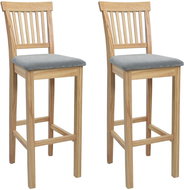 Bar stools 2 pcs wood - Bar Stool