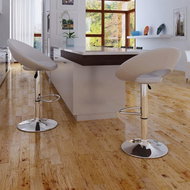 Bar stools 2 pcs white artificial leather - Bar Stool
