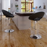 Bar stools 2 pcs black faux leather - Bar Stool