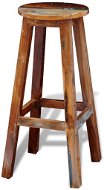 Barová stolička masívne recyklované drevo - Barová stolička
