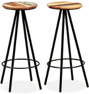 Bar Stool Bar stools 2 pcs solid recycled wood - Barová židle