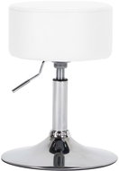 White faux leather bar stool - Bar Stool