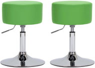 Bar stools 2 pcs green faux leather - Bar Stool