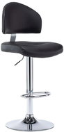Black faux leather bar stool - Bar Stool