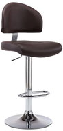 Brown faux leather bar stool - Bar Stool