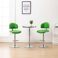 Bar stools 2 pcs green faux leather - Bar Stool