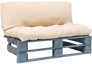 Zahradní pohovka z palet s pískovými poduškami borovice 275287 - Zahradní pohovka