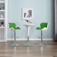 Bar stools 2 pcs green faux leather - Bar Stool