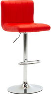 Red faux leather bar stool - Bar Stool